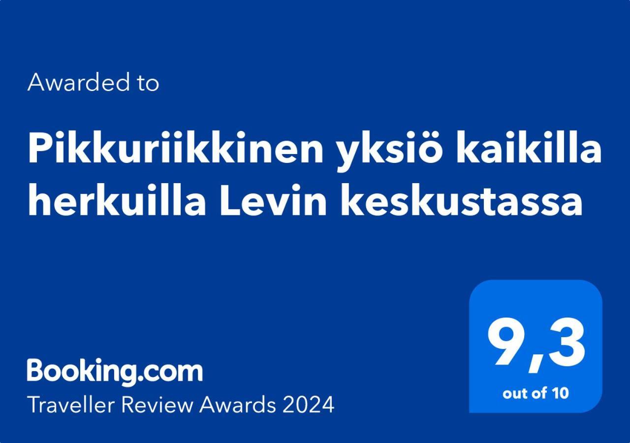 Pikkuriikkinen Yksioe Kaikilla Herkuilla Levin Keskustassa Exterior foto